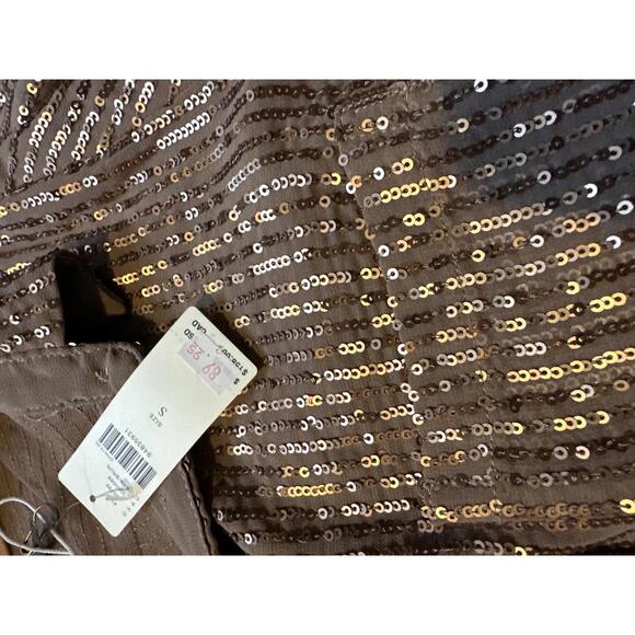 Anthropologie Remie Sequin Buttondown Small NWT! - Picture 5 of 8